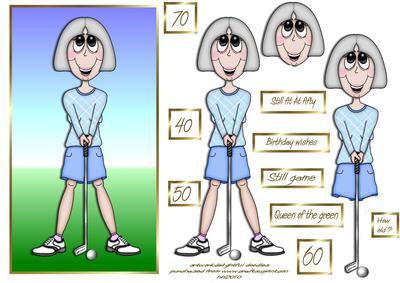 Queen of the Green Golfer
