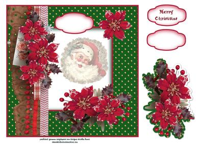 Poinsettia Santa