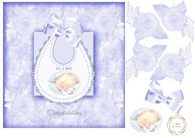 Roses in Baby Blue