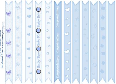 Baby Blues Assorted Digitaal Ribbons