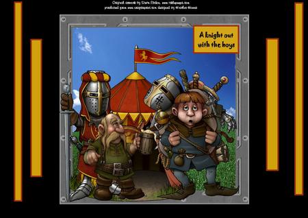 A Knight Out with the Boys