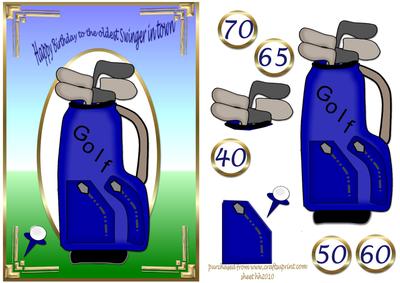 The Oldest Swinger Golf Bag and Ages