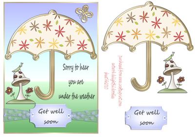 Under the Weather Umbrella Card Front