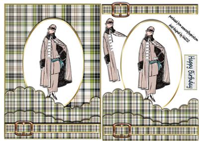 Vintage Fashion with Buckle Ribbon