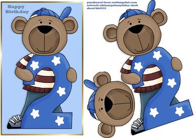 Birthday Bear 2 Tooday