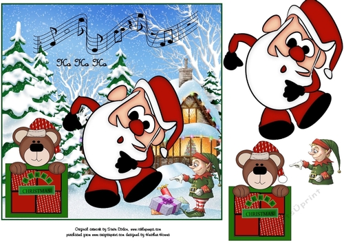 dancing santa hohoho