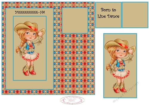 line dance cowgirl