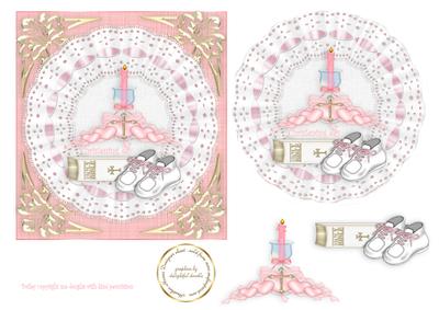Girl Christening on Lace