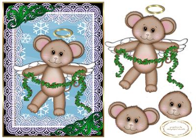 Angel Mouse on Lace