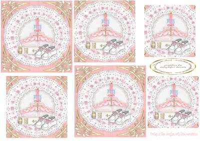 Christening on Lace Pyramid Girl