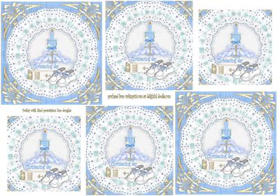 Christening on Lace Pyramid Boy