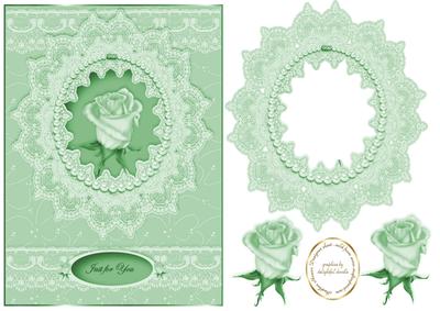 Minty Lace and Rose