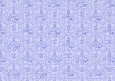 Blue Matching Christening Backing