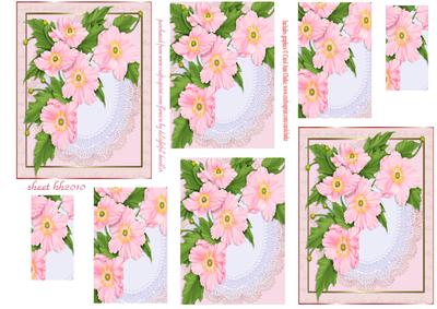 Wild Roses Flip Back Card Sheet 2 Pyramid