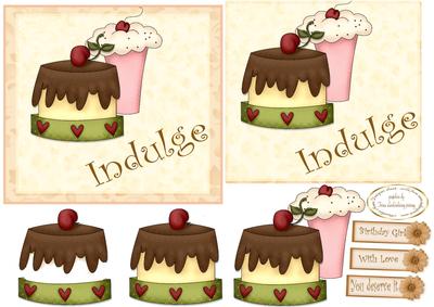 Simply "indulge"