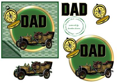 Dad Vintage Car
