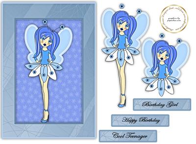 Funky Blue Fairy