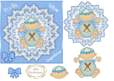 It's a Boy on Lace