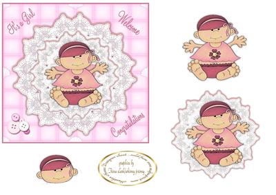 Baby Girl on Lace