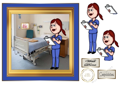 female nurse congratulations