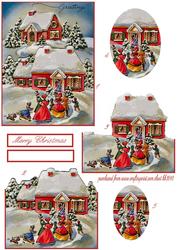 Vintage Christmas Shaped Step by Step