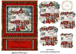 Vintage Ruffled Frame Easel Card