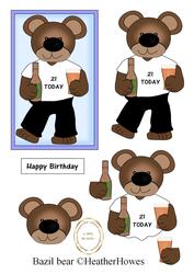 21 Birthday Bazil Bear