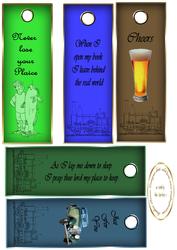 Male Bookmarks Various