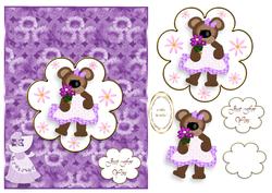 Over the Edge Flower Bear