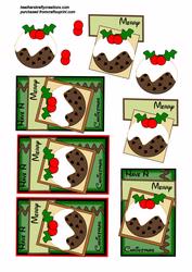 Christmas Pudding Yummy Toppers