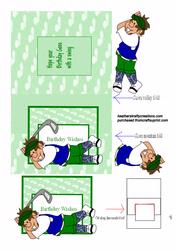 Golf Flip Back Card