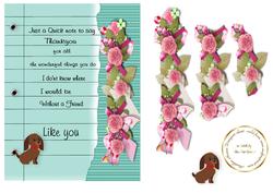 Notepaper and Flowers