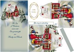 Flap Front Vintage Card