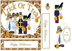 Trick or Treat Easel Card