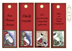 4 Super Bookmarks for Xmas