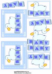 Baby Blue Duck Toppers