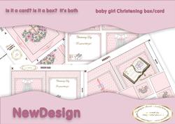 Christening Girl Box/card
