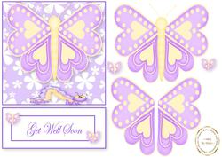 Get Well Pastel Butterfly