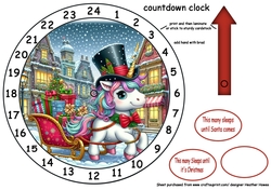 advent clock unicorn1