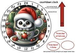 newest advent clocks owl in a tea cup 1