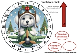 newest advent clocks flying high pup