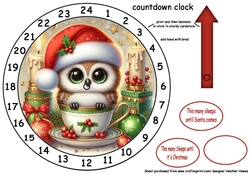 newest advent clocks owl t cup gold