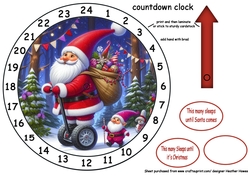 new advent clock santas new segway 1