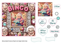 gotta love bingo queen on her mobility scooter
