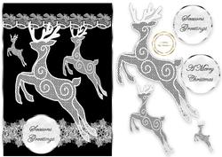 Lace Reindeers