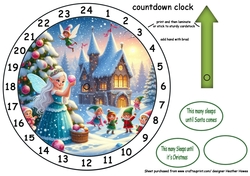 advent clock countdown princess 2