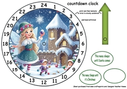 advent clock countdown princess 3