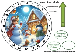 advent clock countdown princess 5