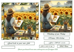 sunflower art