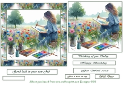 wild flower art
